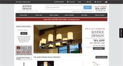 Desktop Screenshot of justicedesignlightinglights.com